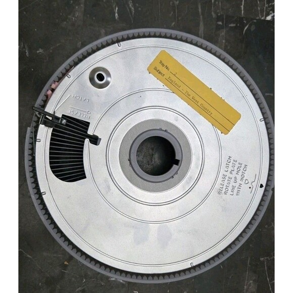 Vintage Kodak Carousel Transvue 140 Slide Tray with Original Box Gray For Slides - Picture 16 of 16